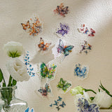 20pcs sticker pack Butterfly blossoms (S073001)