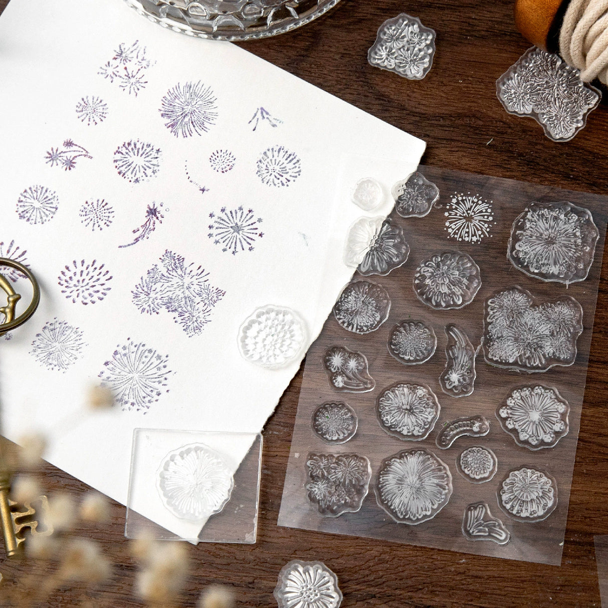 20pcs/sheet clear winter stamp (z123111)