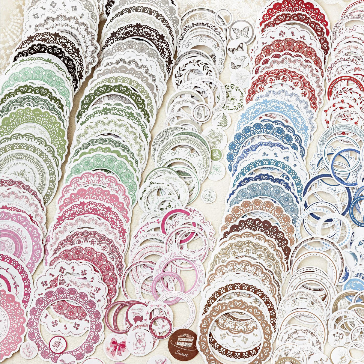 20pcs Lace  sticker pack（S121006）