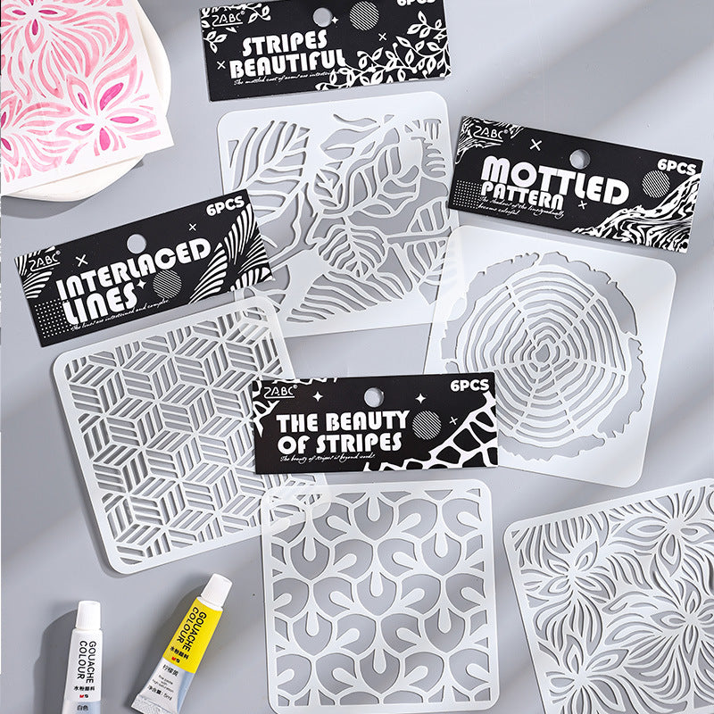 6pcs stencil (B092310)