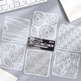 6pcs stencil (B092305)