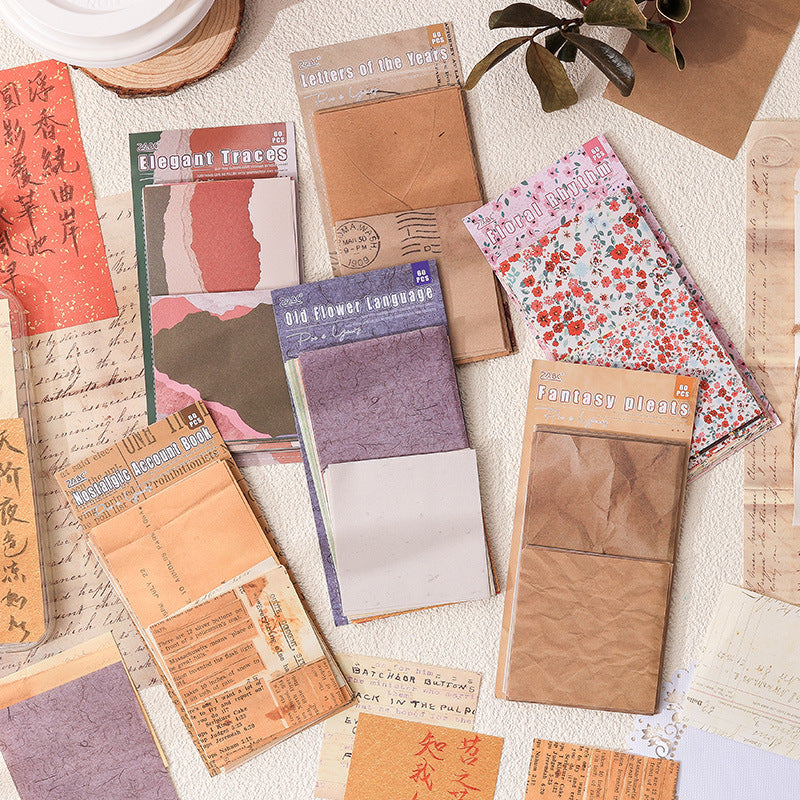 60pcs vintage paper pack (P121012)