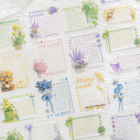 20pcs sticker pack Flower Dream (s080406)