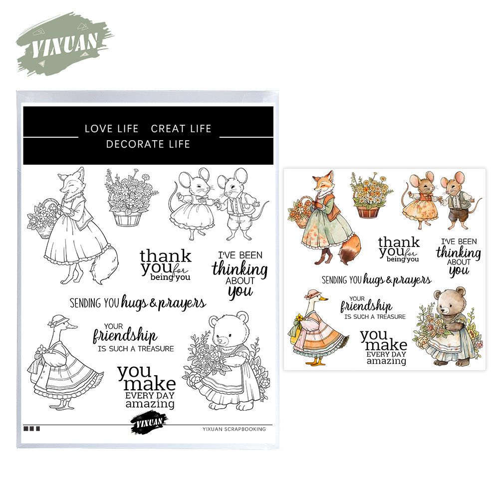 1pc animal clear stamp (z112607)