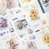 10pcs sticker book hidden romance (TZB07091)