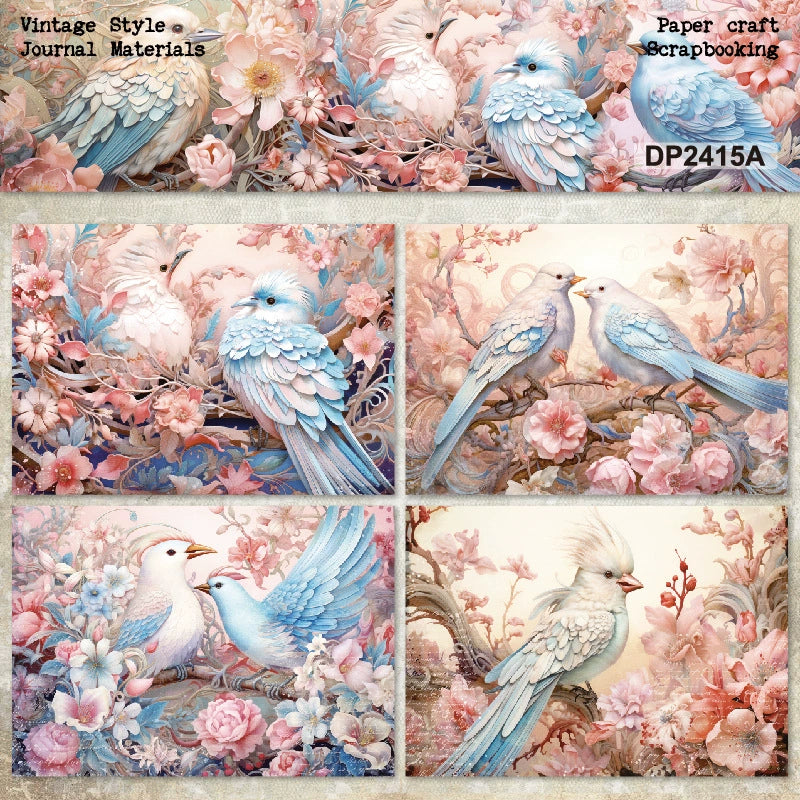 8pcs bird paper pack (P123119)