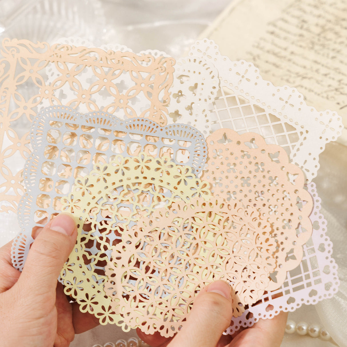 10pcs Lace paper pack（p091801）