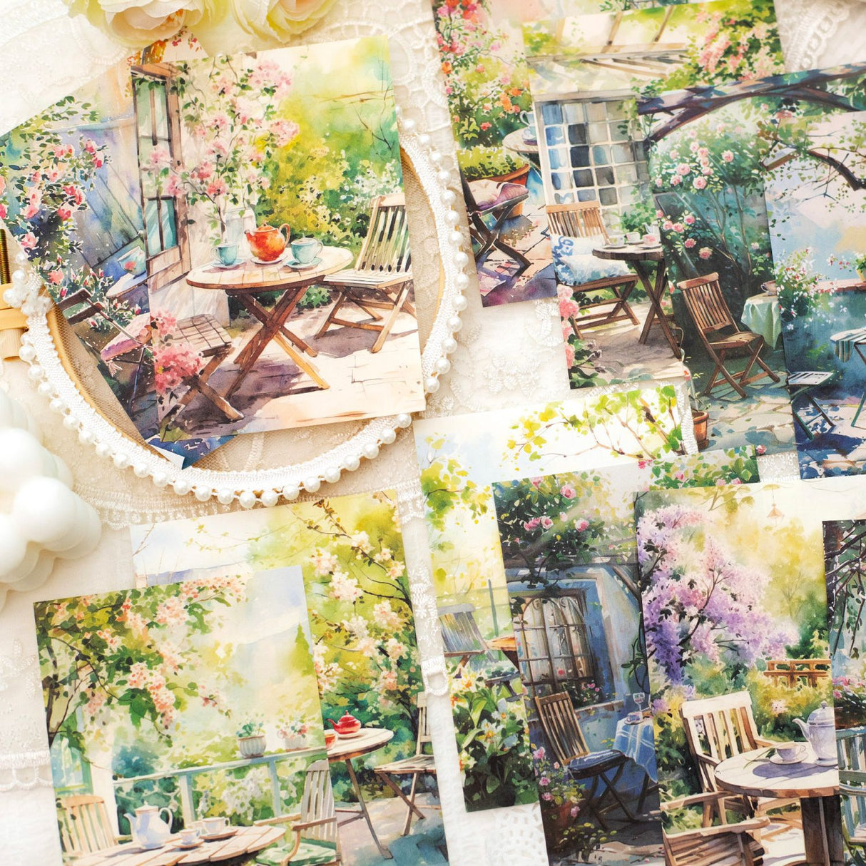 30PCS paper pack Landscape Diary (P072801)