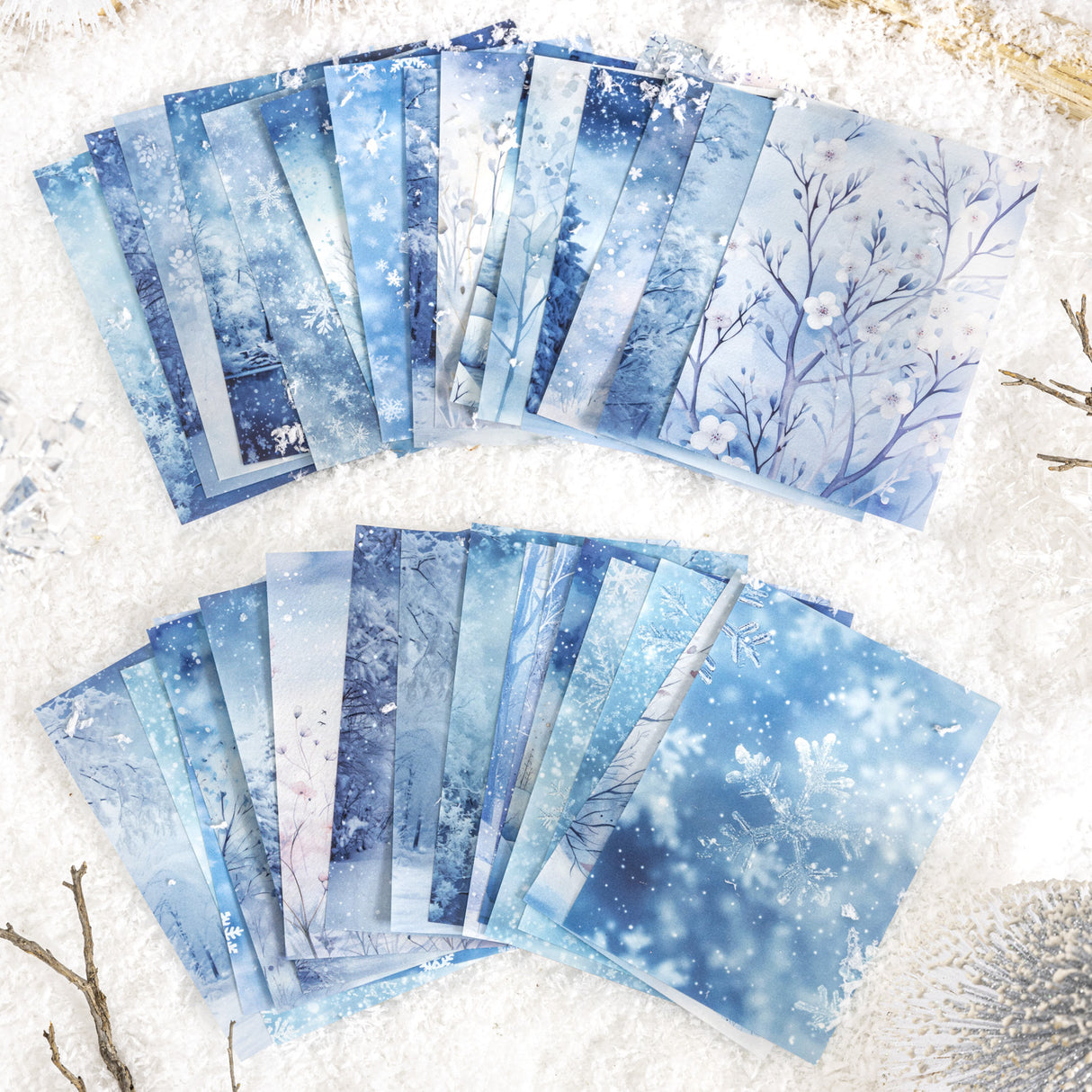 20pcs winter sticker pack (s113011)