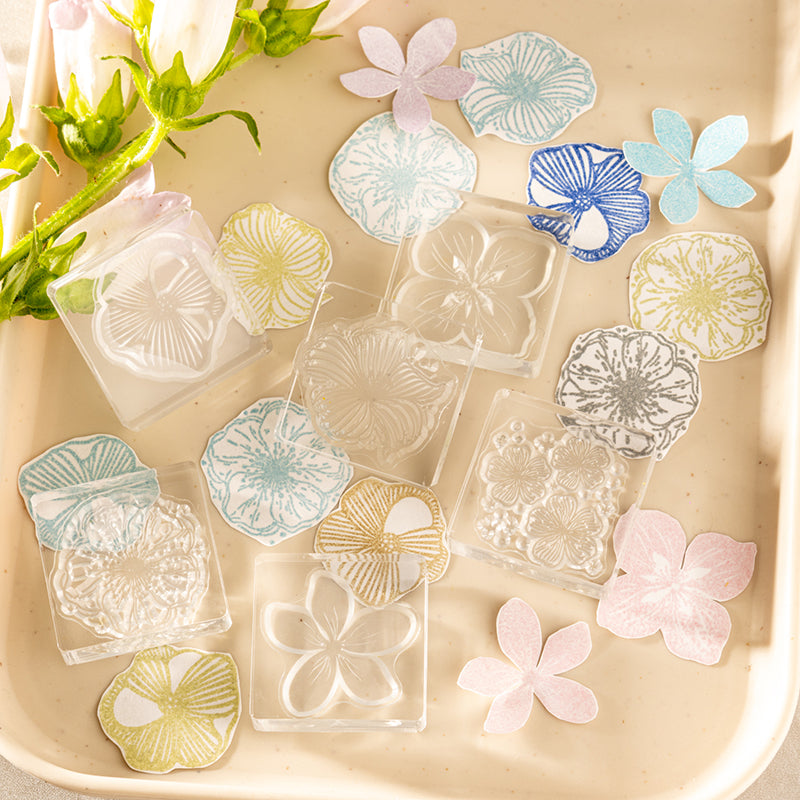 1pc Acrylic stamp Bloom for you Z07163