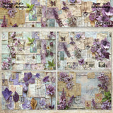 8pcs A5size flower paper pack（p113003-1）