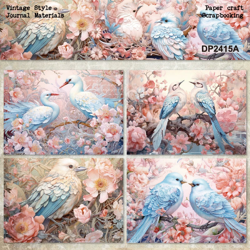 8pcs bird paper pack (P123119)