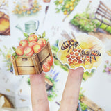 20pcs nature /magic A5 size sticker book (TZB113001)