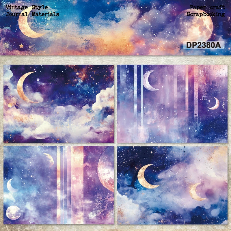 8pcs moon paper pack (P123118)