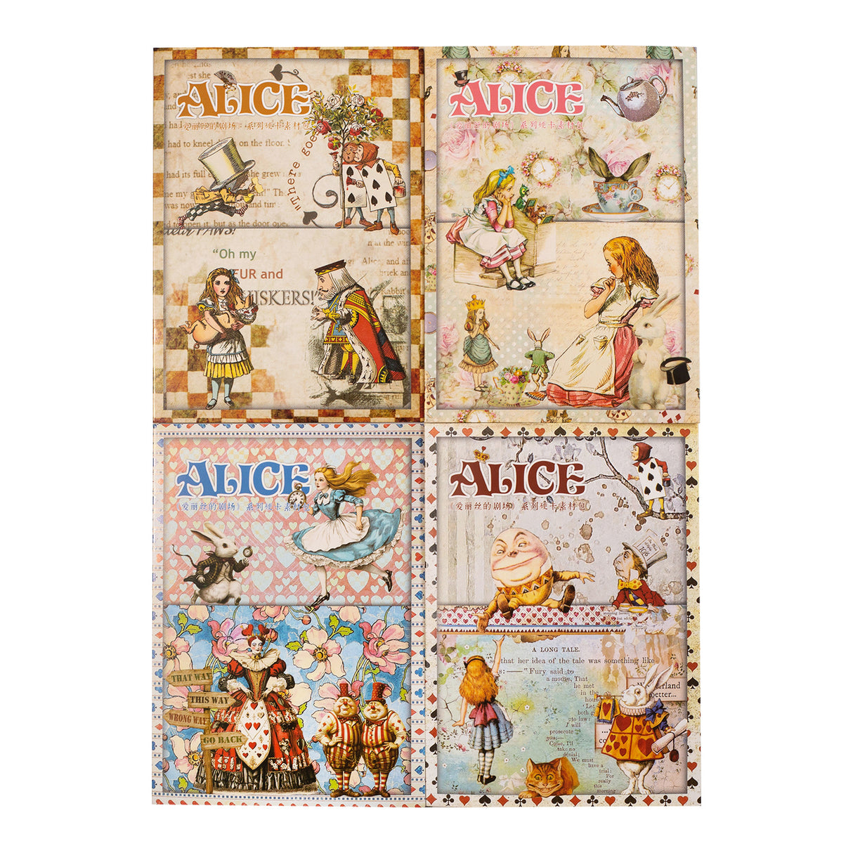 25pcs Alice paper pack (p120504)