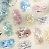 10PCS /sticker pack Ink dyed lace（S07165）