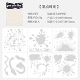 6pcs stencil (B092306)