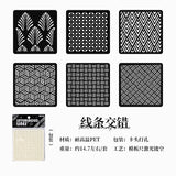 6pcs stencil (B092310)