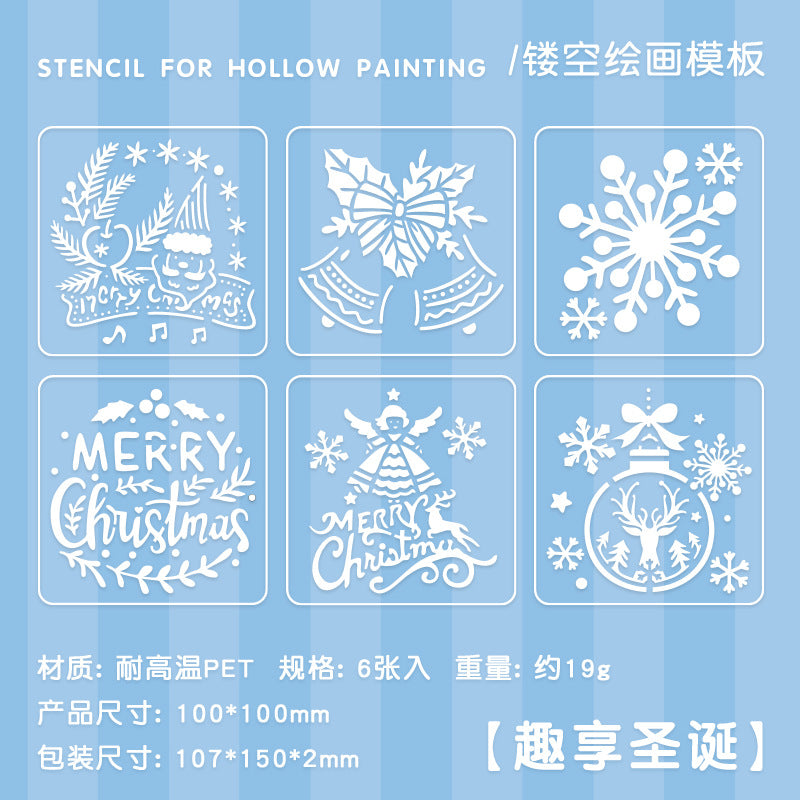 6pcs stencil (B101601)