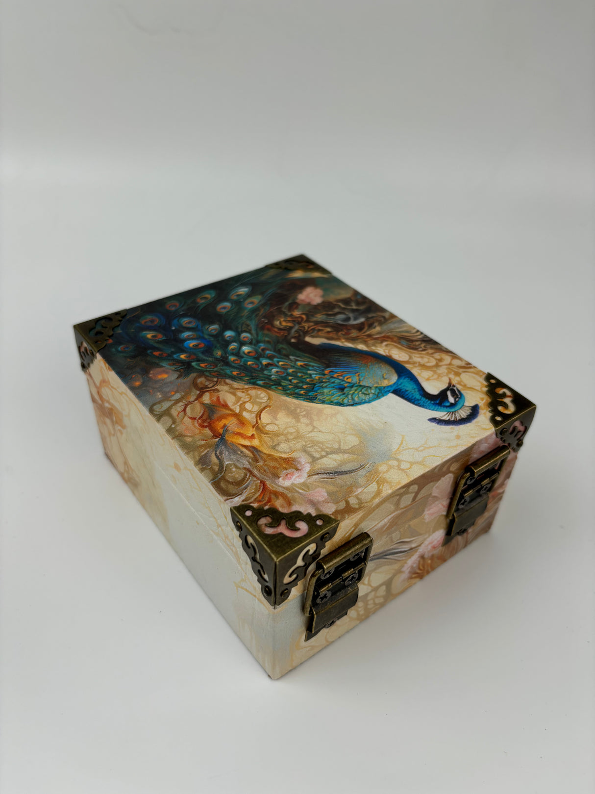 1pc ATC PEACOCK  storage box (ATCB102205)