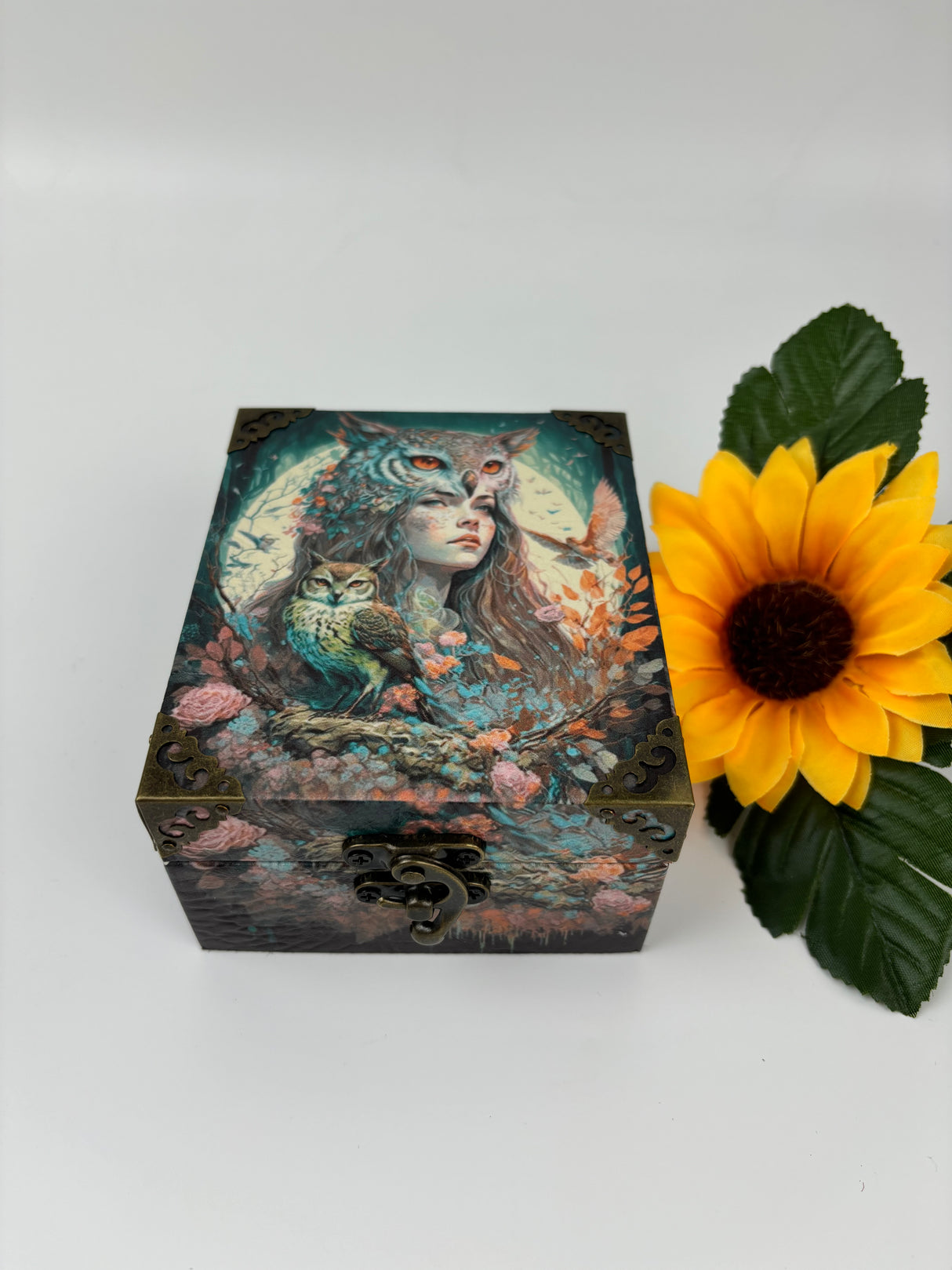 1pc ATC OWL GIRL storage box(ATCB102206)