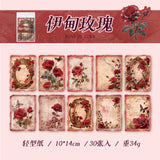 30pcs paper pack Rose Story (P081410)