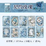 30pcs paper pack Rose Story (P081410)