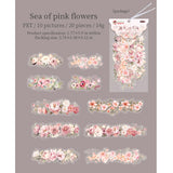 20 pcs sticker pack Encounter flowers (S07093)