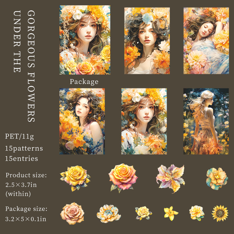 15pcs sticker pack Cloud Sea(S071913)