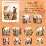 10pcs sticker book Warm sun(S07193)