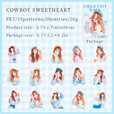 30pcs sticker pack Girls walk (S07197)