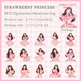 30pcs sticker pack Girls walk (S07197)