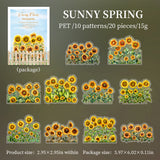 20pcs sticker pack Viewing Flowers(S07198)