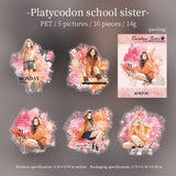 10pcs sticker pack Rainbow Sister(S072304)