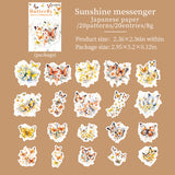 20pcs sticker pack Butterfly blossoms (S073001)