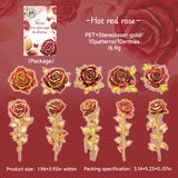 10pcs sticker pack Roses(S080909)