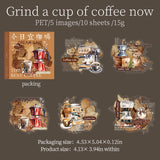 10pcs sticker pack Today Coffee (S081301)