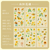 6pcs flower sticker pack (S121013)