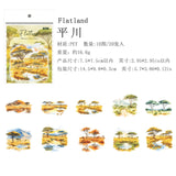 20pcs trees sticker pack (S25031702)