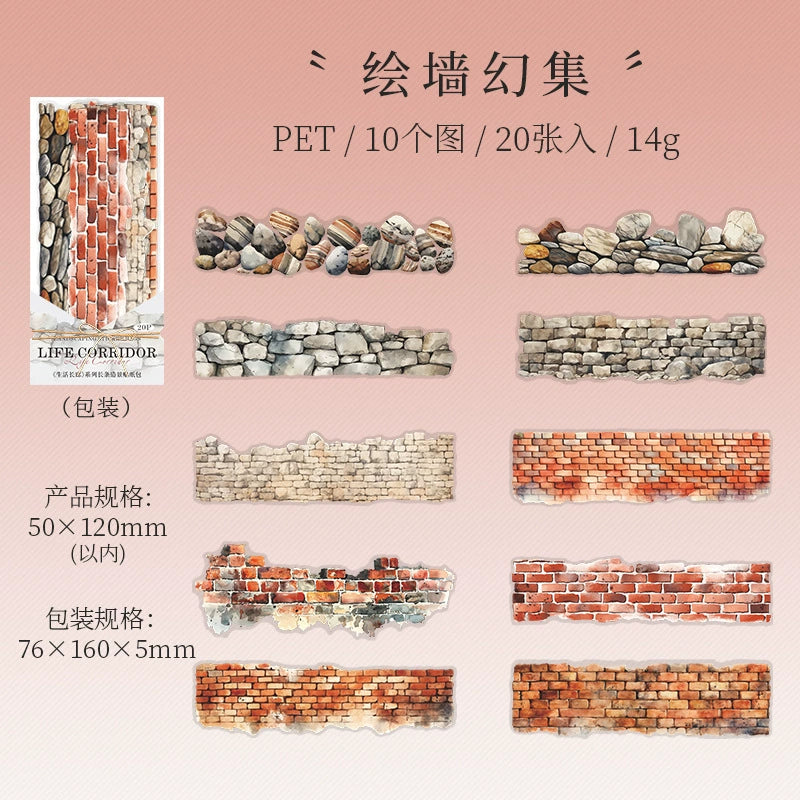 20pcs life sticker pack (S25032902)