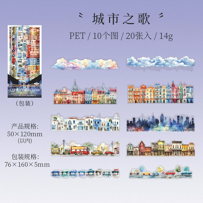20pcs life sticker pack (S25032902)
