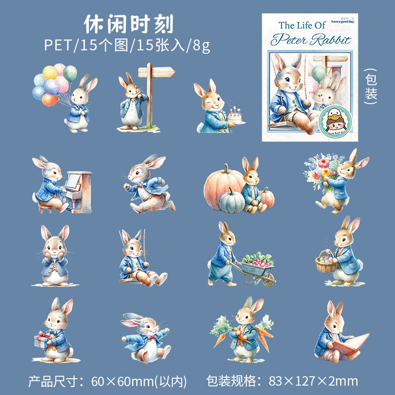 20pcs PETER RABBIT sticker pack (S25040208)