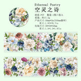 1 roll PET Tape Flower Season Poems (T080303)