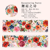 1 roll PET Tape Flower Season Poems (T080303)