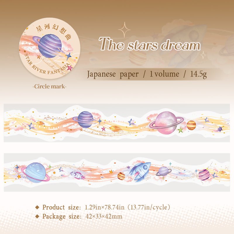 1 roll Washi tape (T111203)