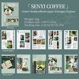 20PCS /sticker book My Coffee Magazine（TZB-07162）