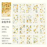 20pcs sticker book washi sticker Images of Flowers (TZB080301)