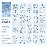 20pcs sticker book washi sticker Images of Flowers (TZB080301)