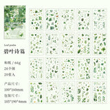 20pcs sticker book washi sticker Images of Flowers (TZB080301)