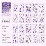 20pcs sticker book washi sticker Images of Flowers (TZB080301)